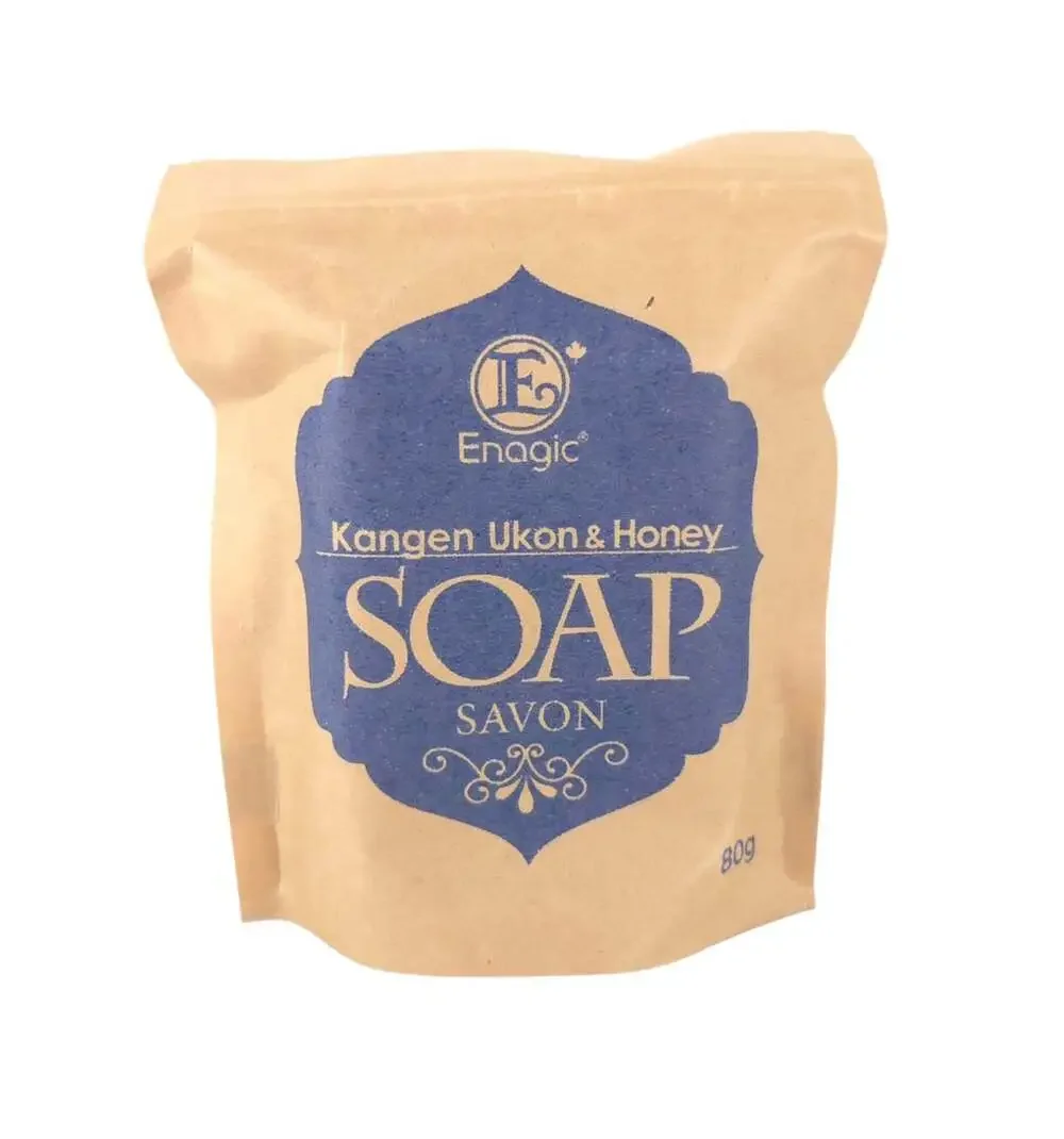 Enagic Kangen Ukon Honey Soap Box of 16 Bars Yellow Japanese Skincare $240